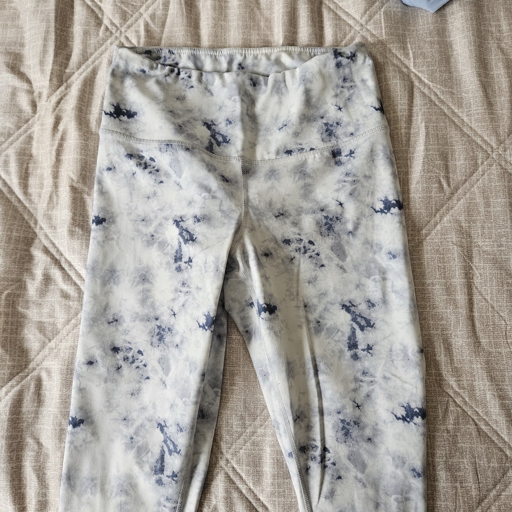 Yogalicious Blue Tie-Dye Leggings